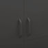 Flores - Wardrobe Anthracite 900 x 500 x 1800 mm Steel